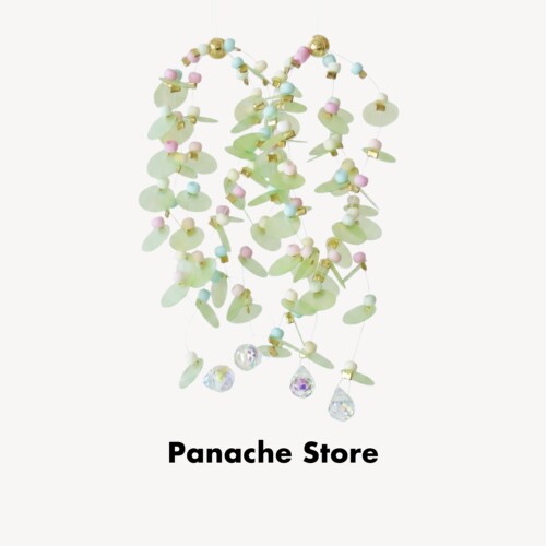 PANACHE 冰果藤春夏多巴胺彩色糖亮片串珠流苏耳钉小众清新耳饰