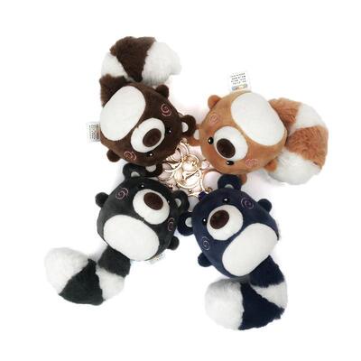 极速bear plush pendant knapsack decoration key chain long ta