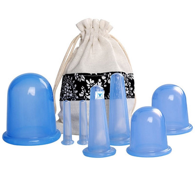 7pcs/Set Silicone Anti Cellulite Cup Vacuum Massage suction