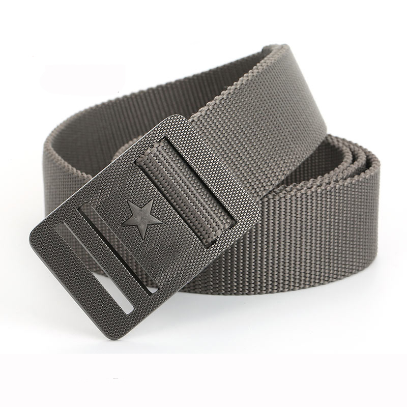 战术腰带 男 作训腰带学生户外拓展尼龙腰带合金皮带头编织腰封皮