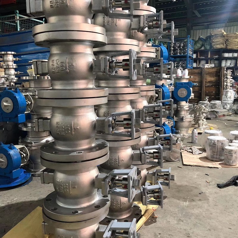 电磁气动V型法兰球阀QPV647Y-16C铁屑灰煤粉泥浆水切断调节阀