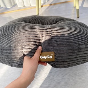 人可以坐 70cm超大垫子1400g坐垫可拆洗柯基狗窝垫子 家居