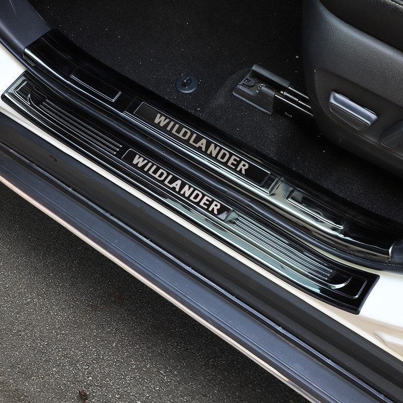 20款威兰达门槛条304不锈钢尾箱门饰条后备箱护板门踏条贴片改装