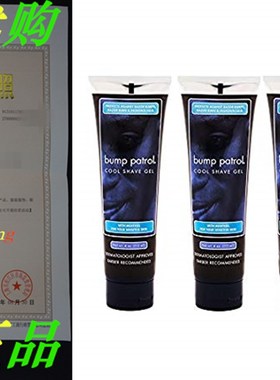 Bump Patrol Cool Shave Gel - Sensitive Clear Shaving Gel Wit
