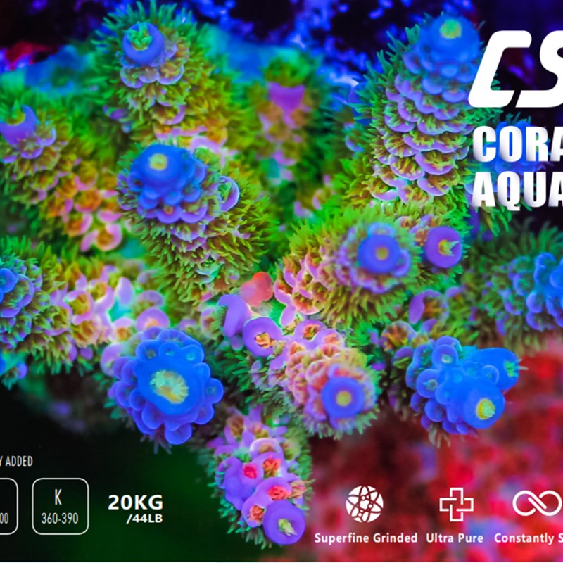 新品cs珊瑚盐鱼缸水质稳定剂SPS硬骨LPS软体FOT鱼盐全要素水族专