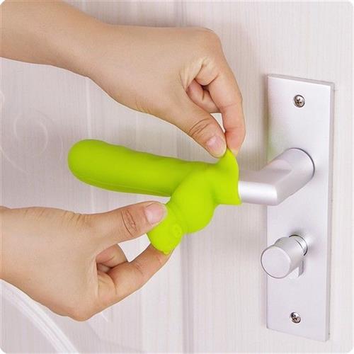矽胶门把手保护套防撞门把套防盗门房间拉手门把手套房门拉手套垫
