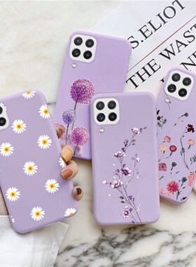 极速For Samsung Galaxy A22 4G A 22 5G Case Flower Phone Coqu