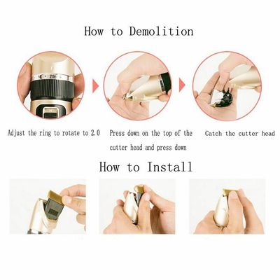 Profession Mute Pet Cat Dog Hair Clipper Trimmer Shaver Set