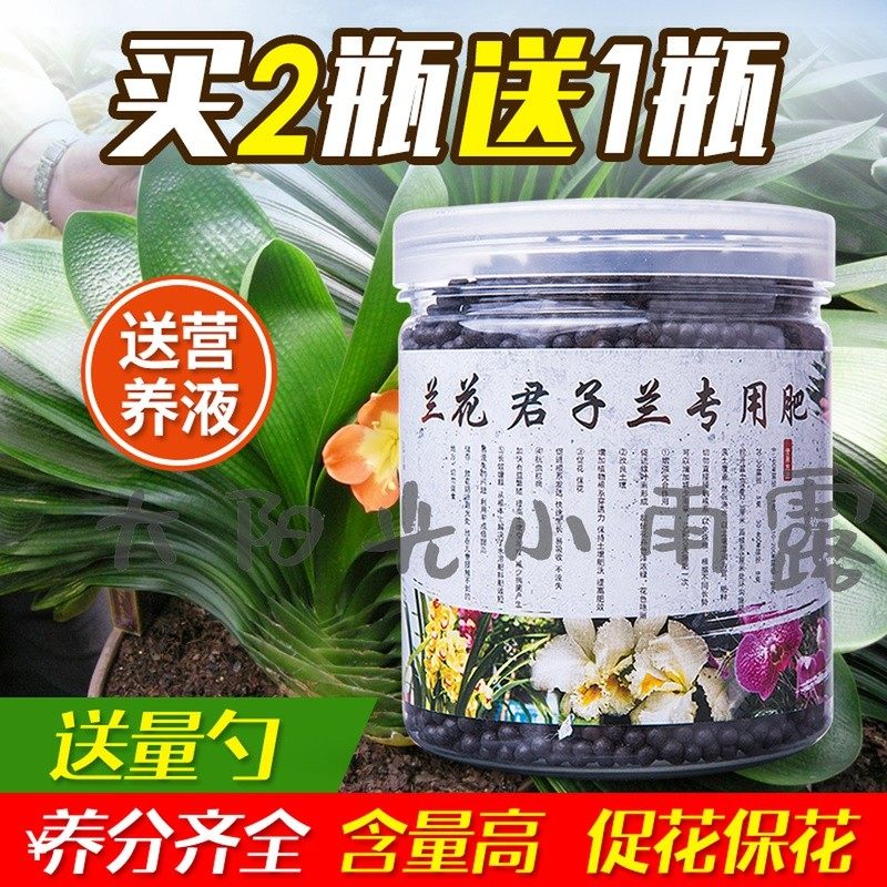 兰花君子兰专用肥料虎皮兰蝴蝶兰蟹爪兰水培土培营养液有机肥包邮