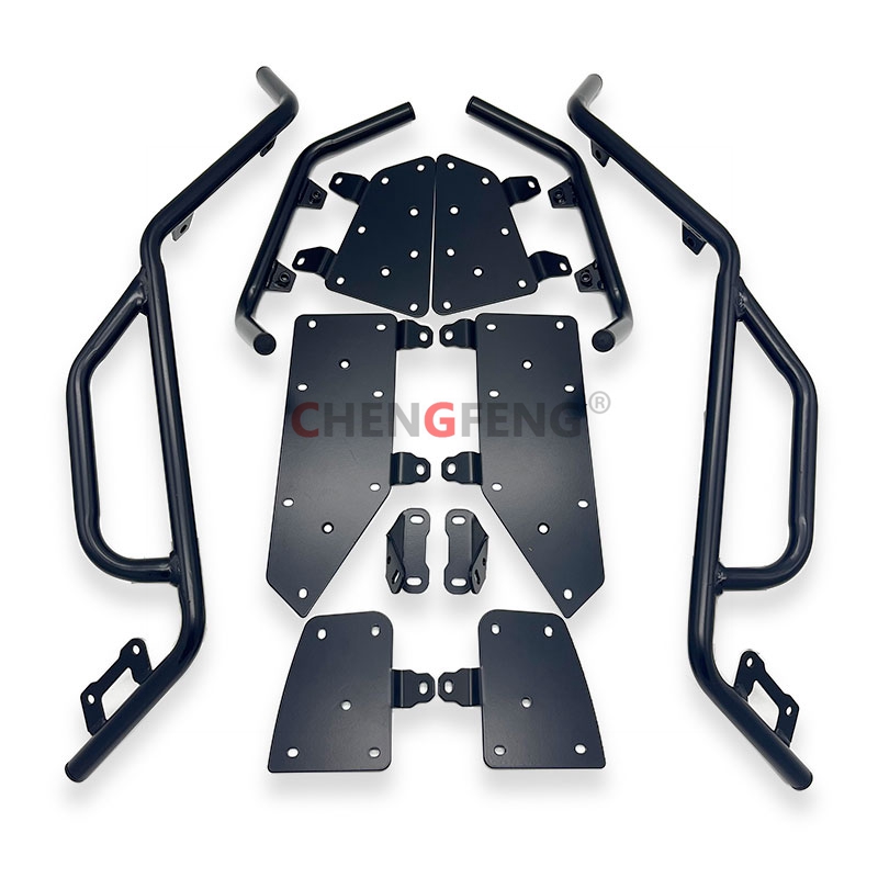 适用隆鑫无极SR4Max350 护杠车身防摔杠改装摩托车保护杠加大边撑