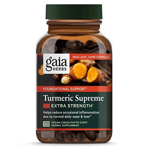 Gaia Herbs, Turmeric Supreme Extra Strength, Turmeric Curcum
