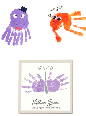 finger painting ink 12color palm ink  washable finger paint