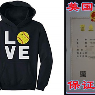 Gift Softball for Fans Hood TeeStars Youth Love