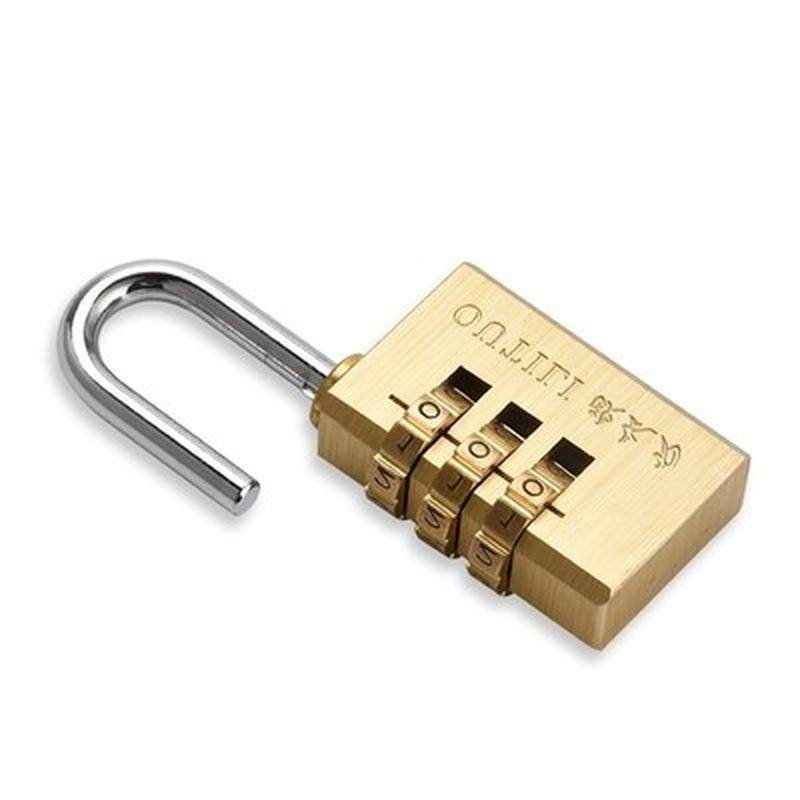 迷你柜门小锁头宿舍密码锁文件柜小号学生箱包行李箱门锁挂锁家用