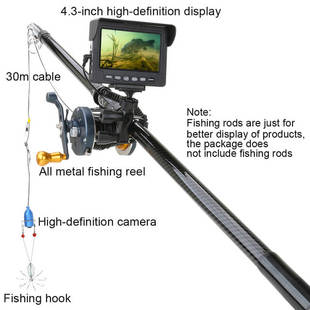 Finder 极速30M Fish Camera 4.3 Fishing 1200TVL Underwater