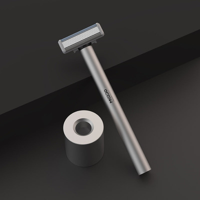 麦科多T1震感剃须刀【遇水启动】双刀头男式剃刀