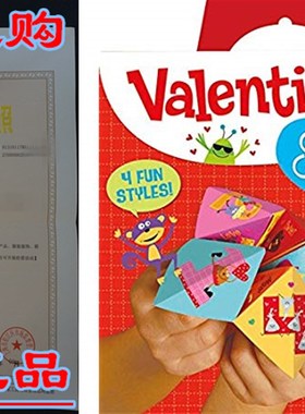 Peaceable Kingdom, Card Pack Cootie Catchers Valentines