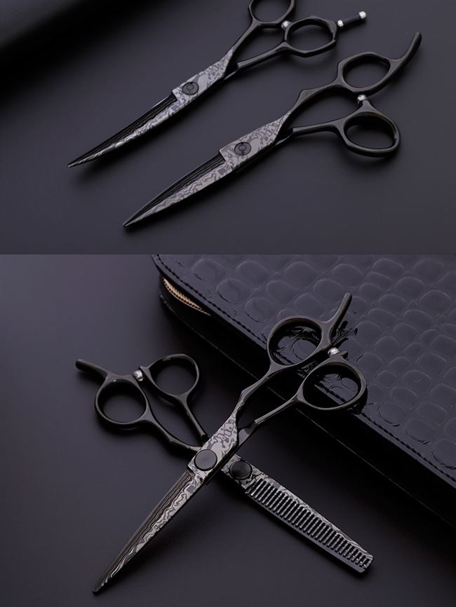 专业发型师理发剪刀平牙剪无痕剪刀美发剪刘海五件套装 新品
