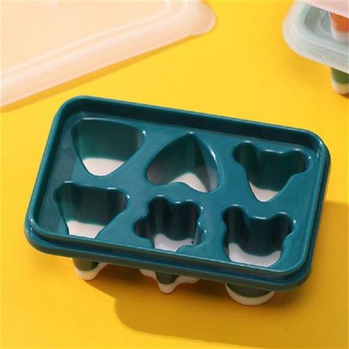 Ice Mold Silicone Tray Ice Hockey Grid Making Box Molds