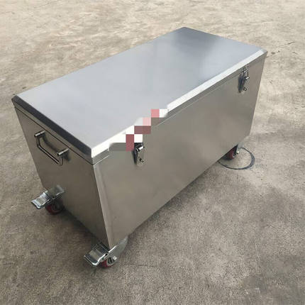 极速定制适用304不锈钢工具箱子带轮子加厚型小大号载五金工具箱