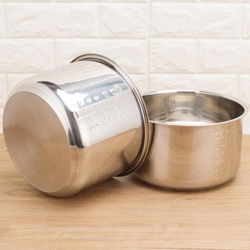 电子压力锅内胆2L3L4L5L6L升通用高压锅配件 不锈钢