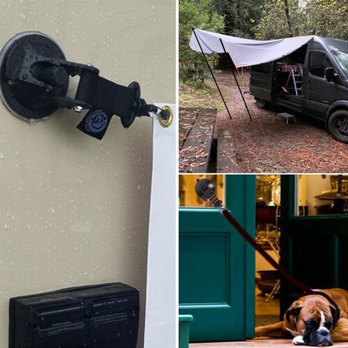 好货Suction Cup Hook Outdoor Camping Hiking Suction Cup Anch