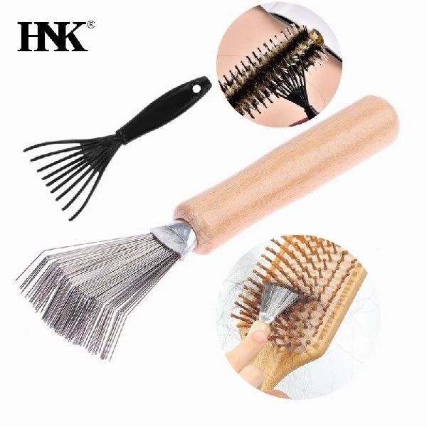 1/2pcs Wooden Plastic Comb Cleaner Delicate Cleaning