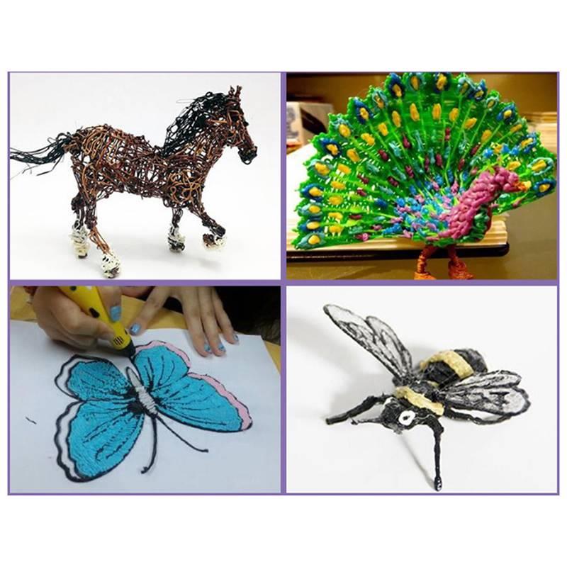 UseFor T3D P rinting Pen 5m n17 Colors 1.75MM ABS FilPJWamet