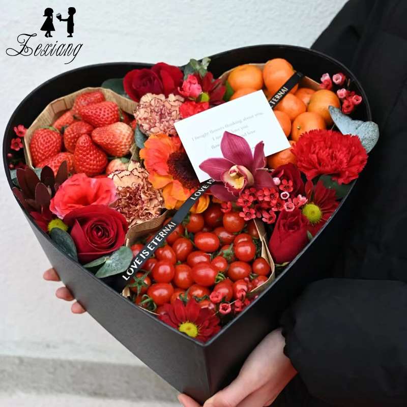 Zexiang 520 Flower Flower Arrange Window Love Gift Box Fruit