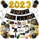 Happy Set New 2023 Year Balloon Party decorate