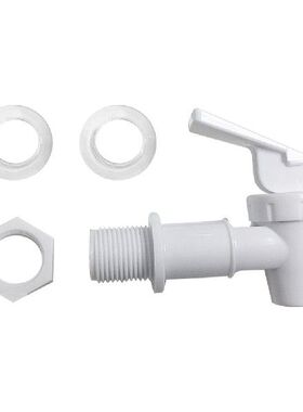 Reusable Bucket Water Beverage Tap White Home Bottle
