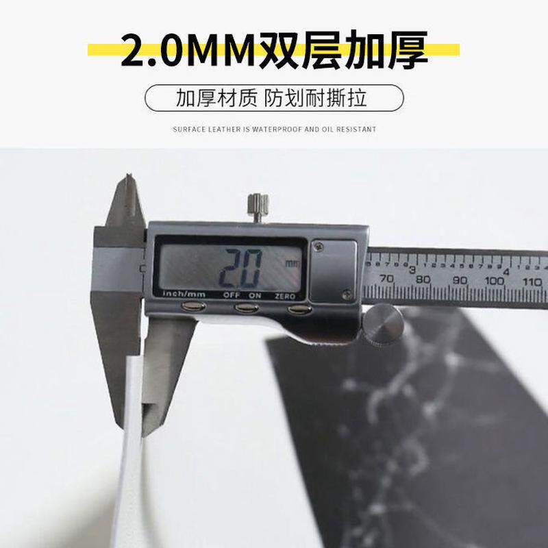 极速仿大理石纹简约轻奢皮革桌布茶几餐桌垫办公盖布防水防油防烫