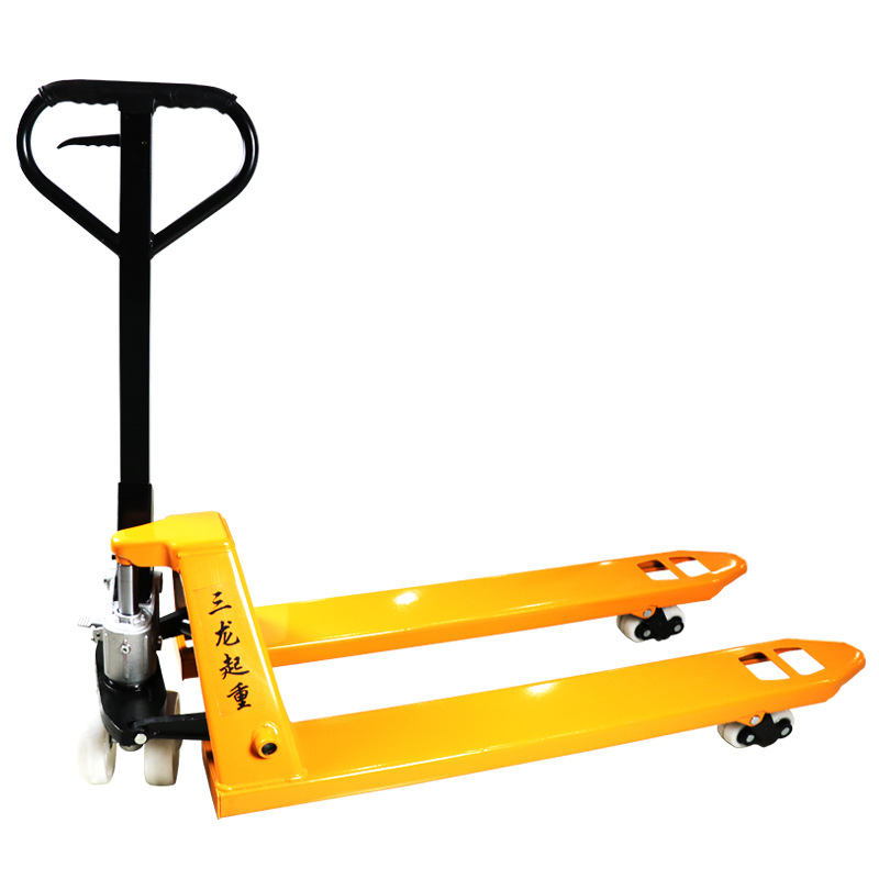 三龙起重 2吨手动液压压搬运车  3t 地牛 手动搬运叉车20年工厂