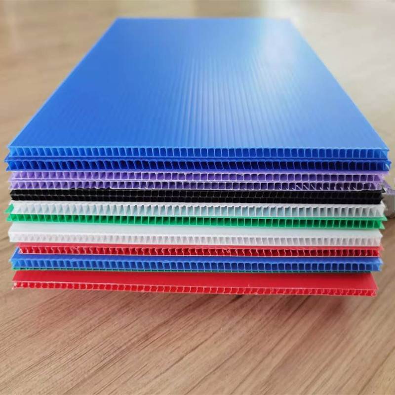 万通板幼儿园板材pp中空板塑料板周转箱隔板防水硬瓦楞板钙塑板34
