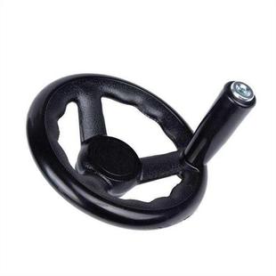 M16 M12 塑钢手轮10 M18机牀配件磨牀洗牀电脑罗电木三幅耐用 包邮