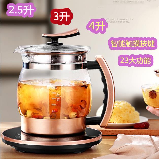 加厚玻璃养生壶全自动多功能防溢熬煎药煲煮花茶器快煮壶