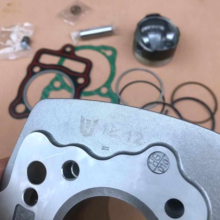 适用钱江摩托车QJ125气缸体禧王金太子125-F/-6B套缸中缸活塞