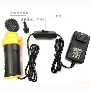 小水泵微型12V抽水机家用220V自吸泵鱼缸潜水泵开槽机供水钻水泵