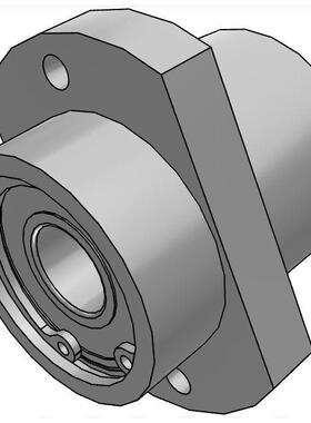 中法兰导向型轴承座带扣环双轴承嵌入型轴承座组件BGRZ BGSZ BGCZ