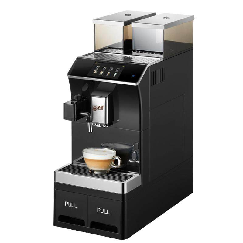 妙雀全自动现磨咖啡机商用意式研磨豆一体办公室家用小型自助扫码