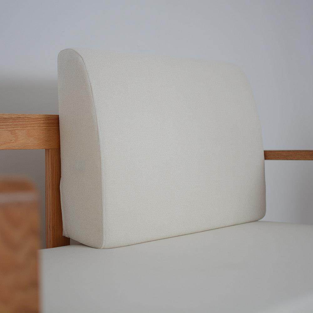 棉麻布中式沙发坐垫大靠背四季通用沙发垫靠背垫久坐高密度海绵垫