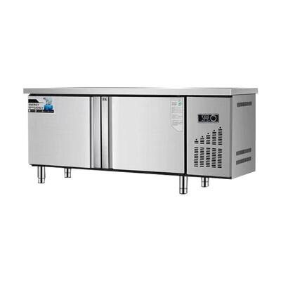 水吧商用奶茶店工作台茶饮咖啡店饮品操作台冷藏冷冻双温卧式冰柜