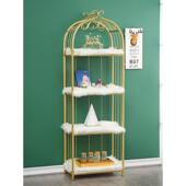 斯堪 纳维亚铁制储物架书架卧室可达豪华储物架落地客厅储物架展