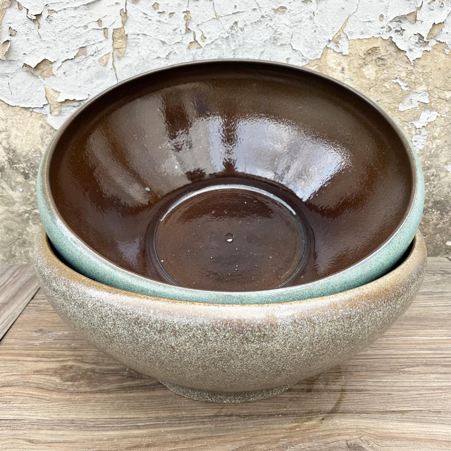 手工陶艺大口径无孔陶瓷缸古法养鱼缸创意乌龟缸覆古大号水培花盆