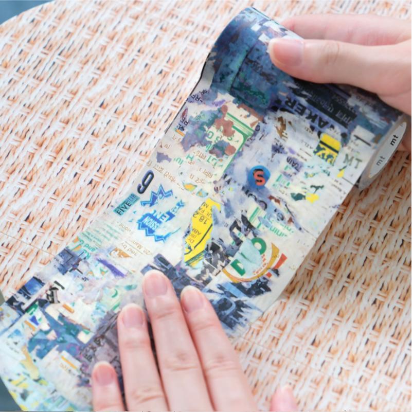 茶茗丨现货 日本MT厚口CASA蕾丝棉瓷砖纯白LING打底花藤字母胶带