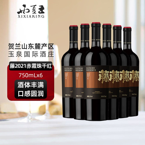 西夏王藤2021赤霞珠干红葡萄酒