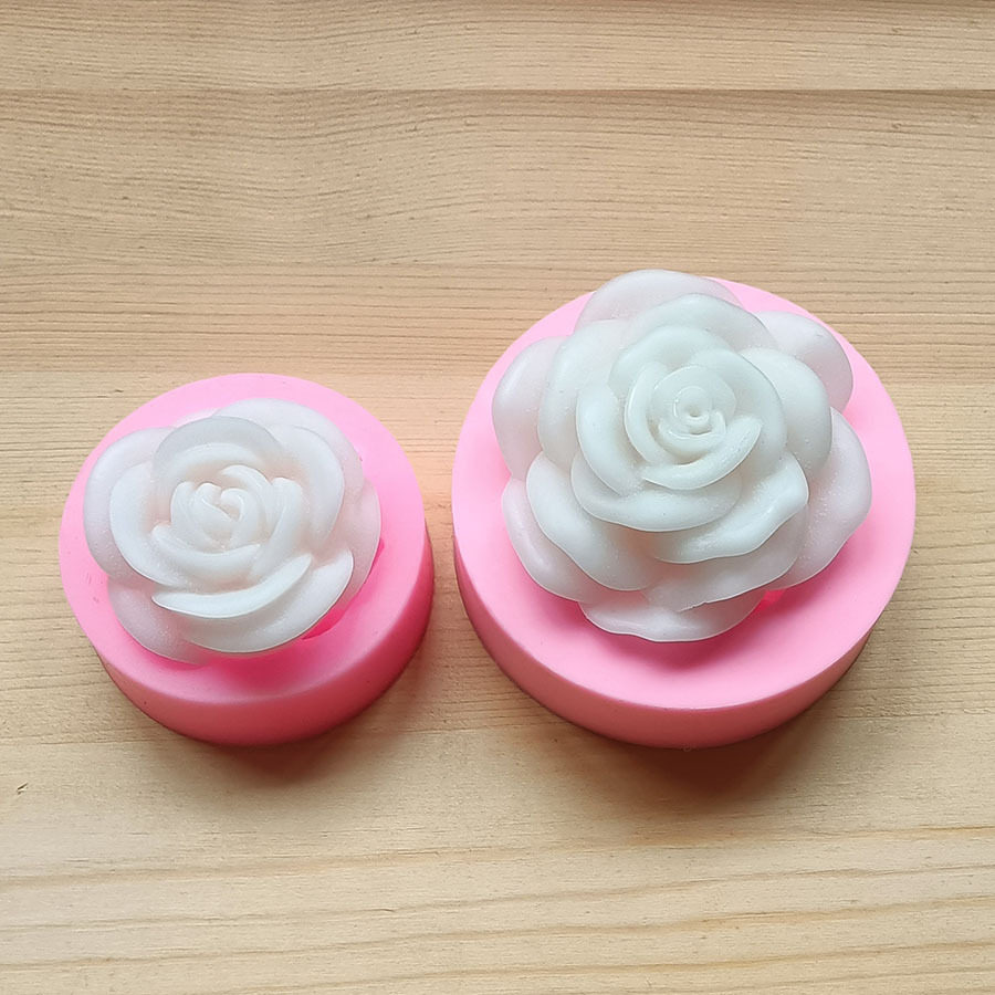 大号玫瑰花情人节香薰蜡烛模具