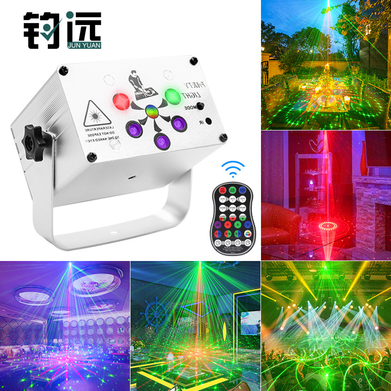 新款镭射激光灯声控图案投影灯