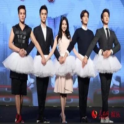成人长款芭蕾舞纱裙演出舞蹈裙