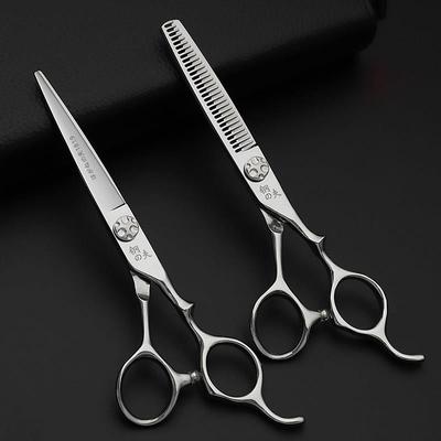 钢夫银刃理髲剪刀美发剪平剪发廊专业理髲师打薄牙剪浏海专用日式
